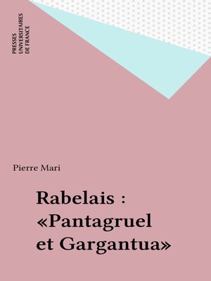 cover image of Rabelais